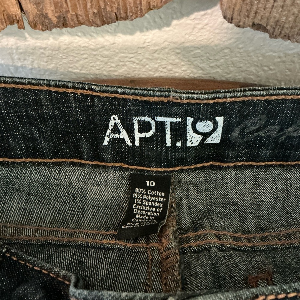 Apt. 9 Charcoal Denim Jeans